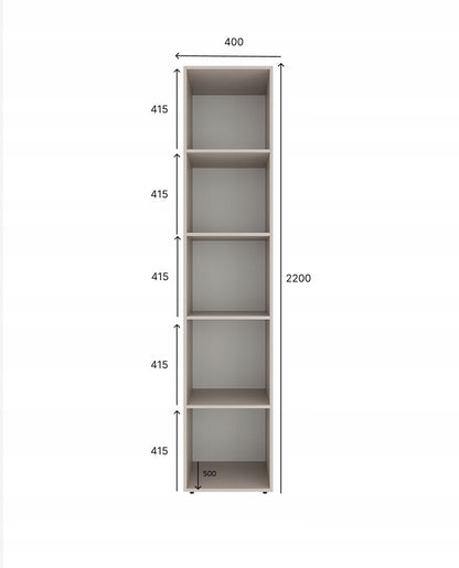 SZAFA UCHYLNA AVERON 8 160 cm DUŻA GARDEROBA 3-drzwiowa z szufladami Biały