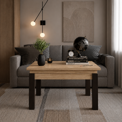 Ławostół B-fly 90*60/120 - Dąb Sonoma / Wenge