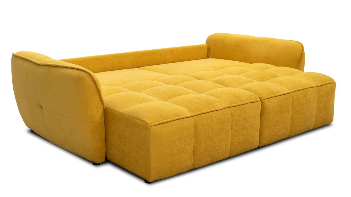 Sofa rozkładana BOOM Kanapa Funkcja Spania Pojemnik Nowoczesna 3 Osoby