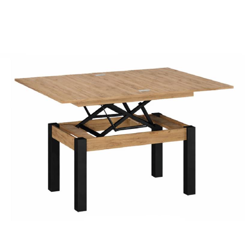 Ławostół B-fly 90*60/120 - Dąb Craft Złoty/Wenge — Wysyłka 03.10.26