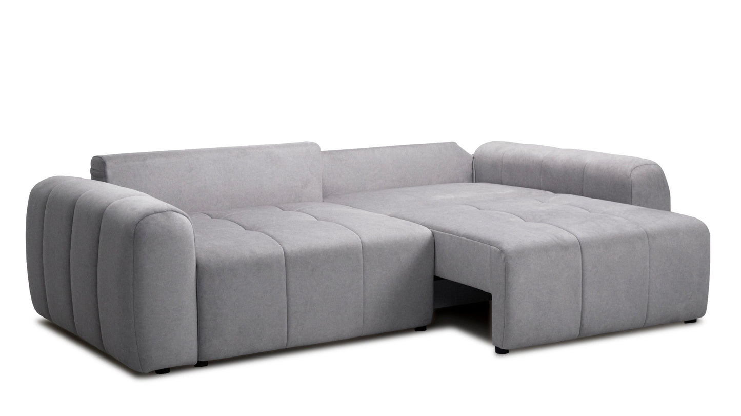 Sofa rozkładana BERG 258 Kanapa Funkcja Spania Pojemnik Nowoczesna 3 Osoby