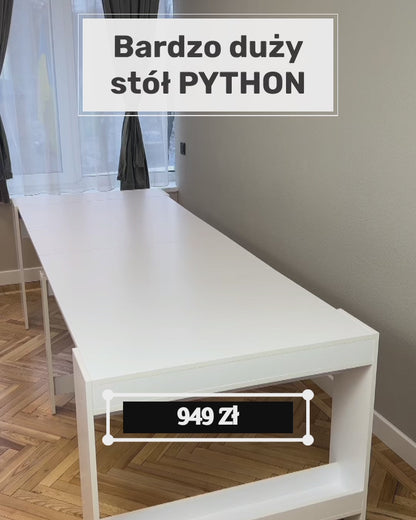 DUŻY Stół rozkładany 240*90 "PYTHON" Wenge