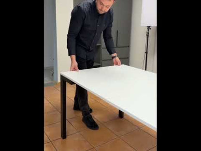 Duży stół rozkładany "Sensei" Biały 53(330)x75x90 zmieści 16 osób