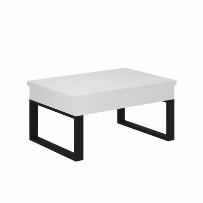 Ława rozkładana podnoszona Domero 120×88 Biały — Wysyłka 03.10.26