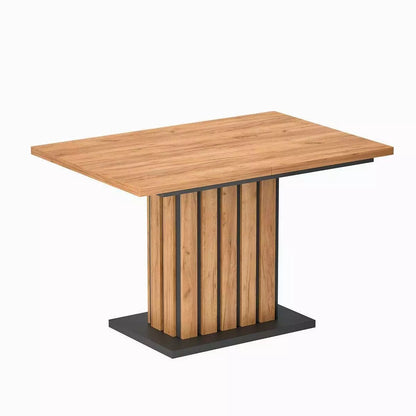 Stół rozkładany Oxford 120(160)×75×82 Dąb Craft Złoty/Grafit