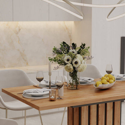 Stół rozkładany Oxford 120(160)×75×82 Dąb Craft Złoty/Grafit