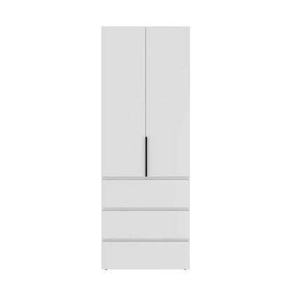 Szafa czterodrzwiowa z 3 szufladami Averon №1 160x220x50 cm Biały