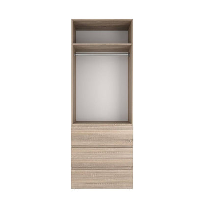 Szafa czterodrzwiowa z 6 szufladami i 5 półkami Averon №6 200x220x50 cm Dąb Sonoma