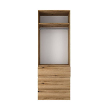 Szafa czterodrzwiowa z 6 szufladami i 5 półkami Averon №6 200x220x50 cm Dąb Evoke Coast