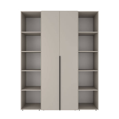 Szafa dwudrzwiowa z 10 półkami Averon №15 160x220x50 cm Kaszmir