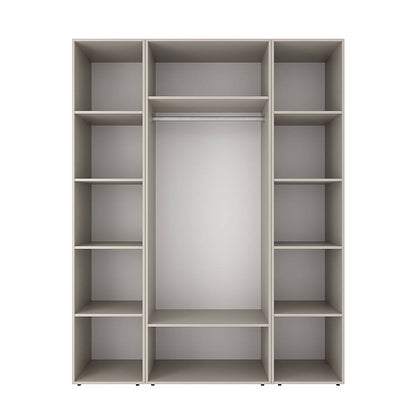 Szafa dwudrzwiowa z 10 półkami Averon №15 160x220x50 cm Kaszmir