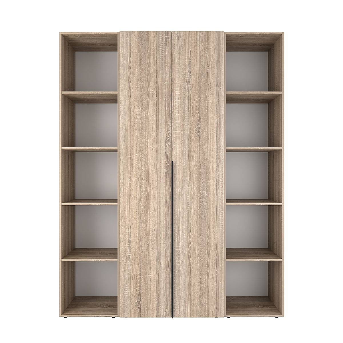 Szafa dwudrzwiowa z 10 półkami Averon №15 160x220x50 cm Dąb Sonoma