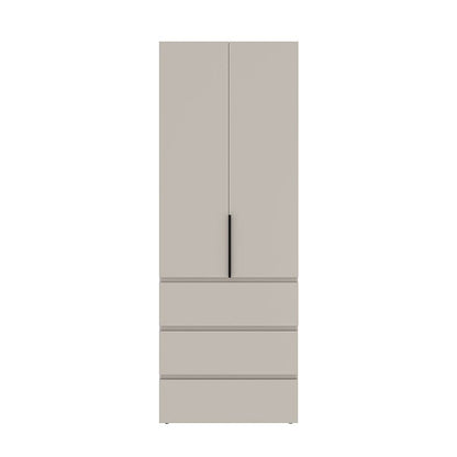 Szafa dwudrzwiowa z 3 szufladami Averon №22 80x220x50 cm Kaszmir
