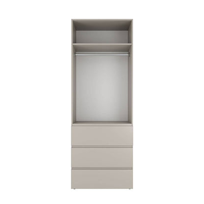 Szafa dwudrzwiowa z 3 szufladami Averon №22 80x220x50 cm Kaszmir