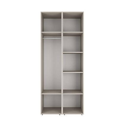 Szafa dwudrzwiowa z drążkiem na ubrania i półkami Averon №13 80x220x50 cm Kaszmir