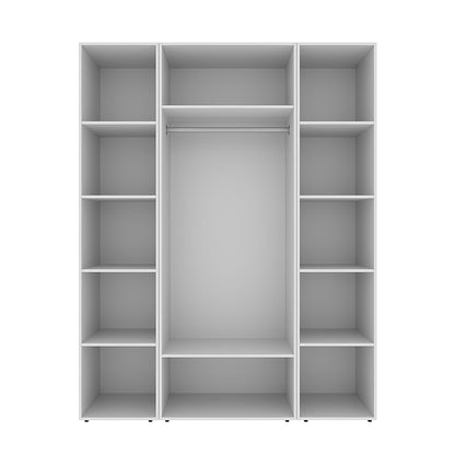 Szafa trójdrzwiowa z 5 półkami Averon №16 160x220x50 cm Biały