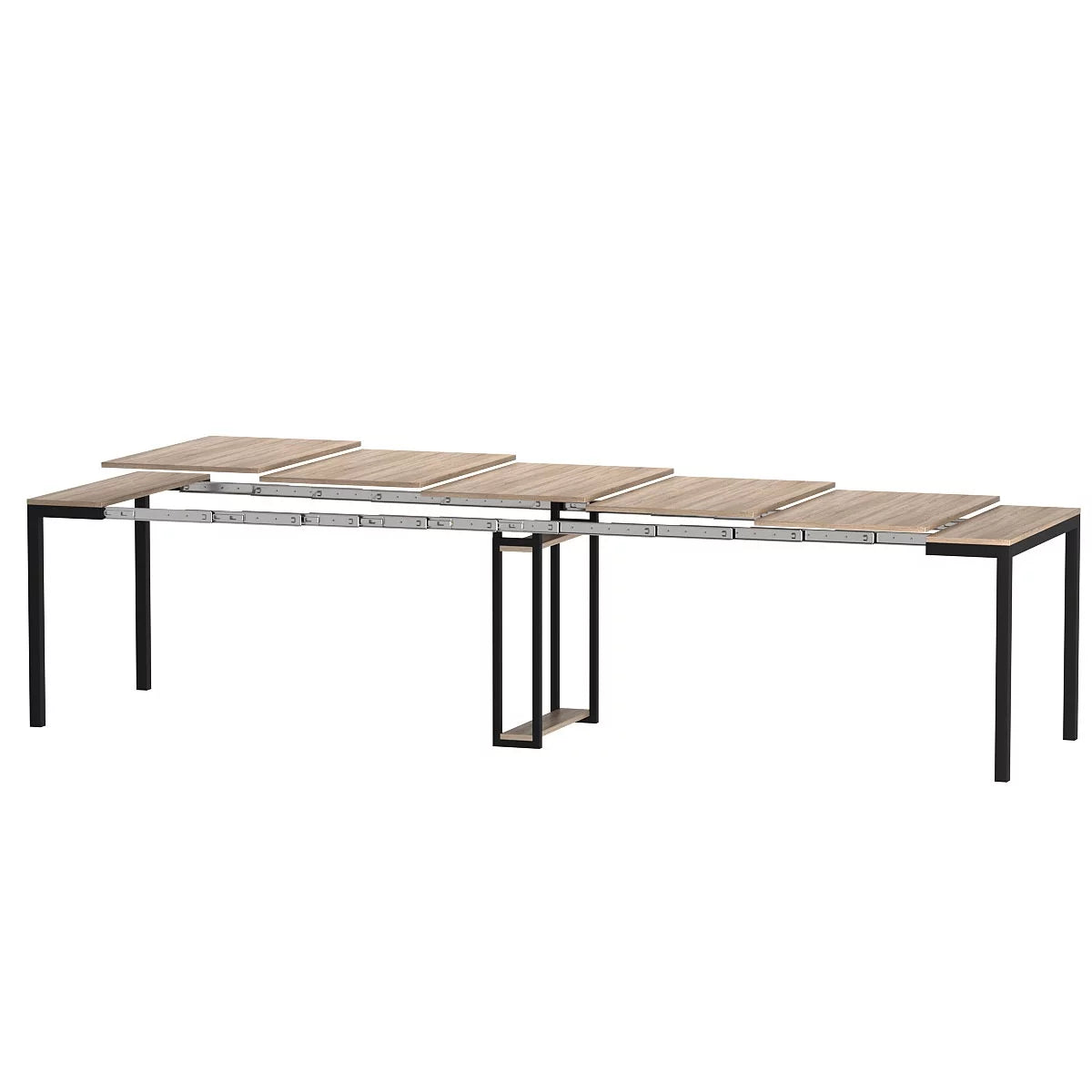 Duży stół rozkładany "Sensei " Dąb Sonoma 53(330)x75x90 zmieści 16 osób